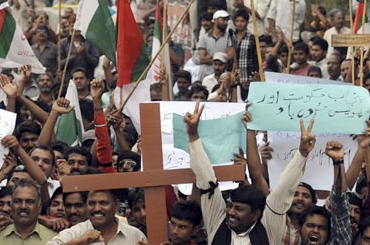 Cristianos de Pakistán PRotestan