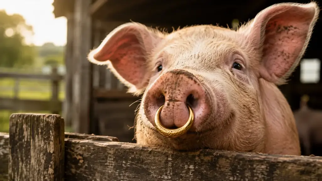 Zarcillo de oro en hocico de cerdo - Proverbios, propuestas para una vida mejor entreCristianos Zarcillo de oro en hocico de cerdo