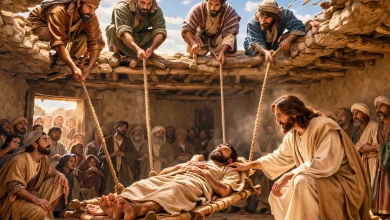 La fe de los cuatro amigos del paralítico- Marcos 2:1-12 entreCristianos la fe de los cuatro amigos del paralitico