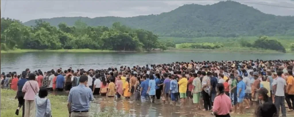 1545 personas se bautizaron masivamente en Tailandia entreCristianos 1545 personas se bautizaron en Tailandia