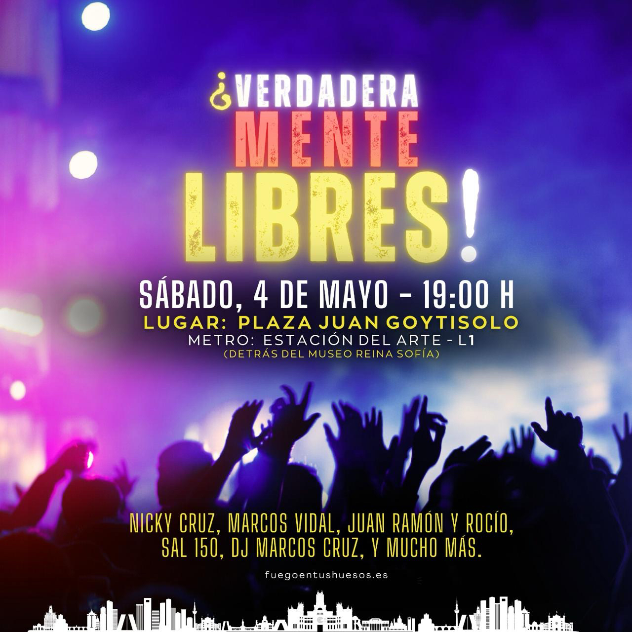 ¿Verdaderamente Libres!: Un evento transformador con Nicky Cruz y Marcos Vidal en Madrid