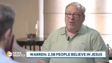 Rick Warren aparece en la televisión católica abogando por la unidad de los cristianos