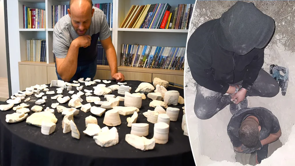 Descubren vasijas milenarias en Jerusalén tras operativo de persecución a saqueadores entreCristianos Descubren vasijas milenarias en Jerusalén al perseguir a saqueadores