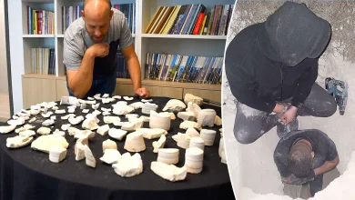 Descubren vasijas milenarias en Jerusalén tras operativo de persecución a saqueadores