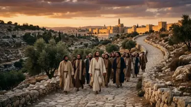 La última subida - Lucas 18:31-43 entreCristianos Jesus y sus amigos