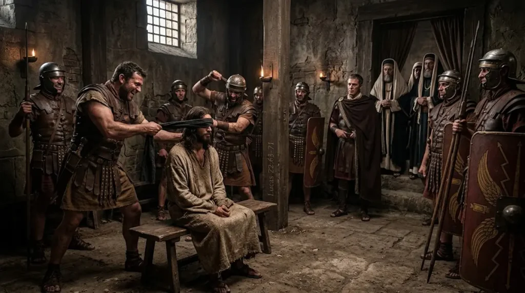 El juicio del inocente - Lucas 22:63-71 entreCristianos El juicio del inocente - Lucas 22:63-71